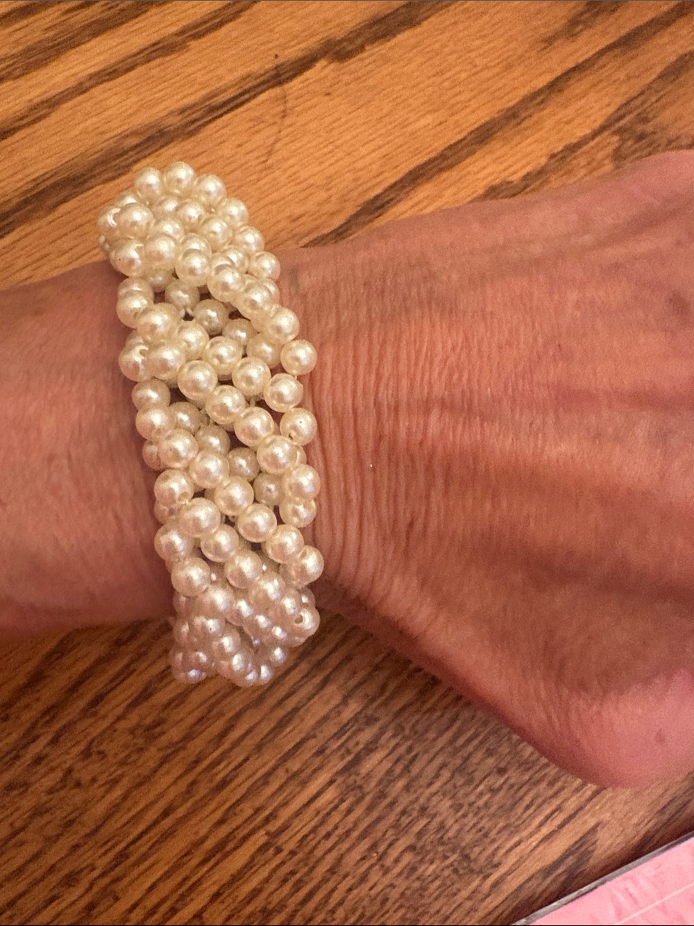 Classic White Pearl Multi-Strand Bracelet